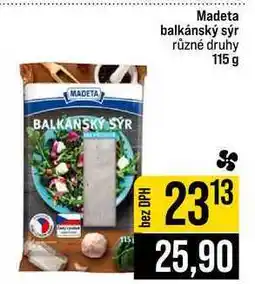 Jip Madeta balkánský sýr různé druhy nabídka