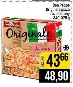 Jip Don Peppe Originale pizza různé druhy nabídka
