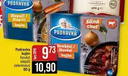 Jip Podravka bujón hovězí slepiči zeleninový nabídka