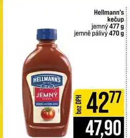 Jip Hellmann's kečup jemný 477 g jemně pálivý 470 g nabídka