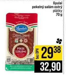 Jip Gyulai pekelný salám ostrý plátky nabídka