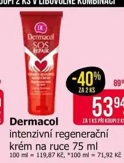 Teta Dermacol intenzivní regenerační krém na ruce nabídka