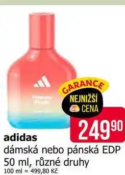 Teta adidas dámská nebo pánská EDP 50 ml, různé druhy nabídka