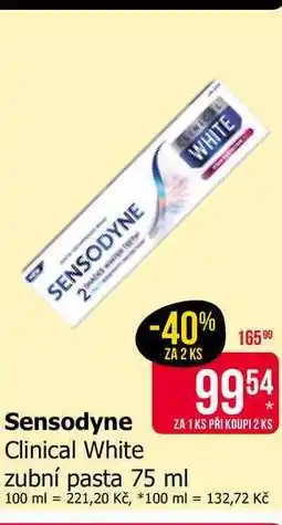 Teta Sensodyne Clinical White zubní pasta nabídka