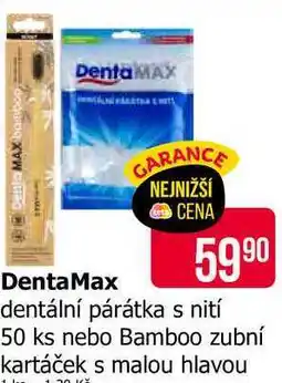 Teta DentaMax dentální párátka s nití 50 ks nabídka