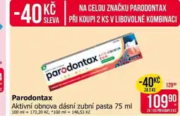 Teta Parodontax Aktivní obnova dásní zubní pasta nabídka