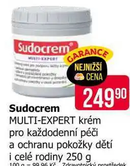Teta Sudocrem krém pro každodenní péči a ochranu pokožky dětí i celé rodiny nabídka
