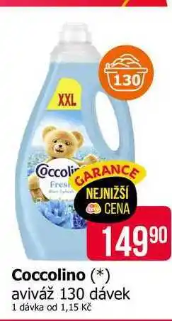 Teta Coccolino aviváž 130 dávek nabídka