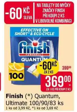 Teta Finish Quantum, Ultimate 100/90/83 ks nabídka