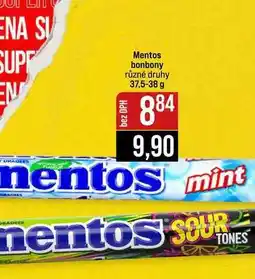 Jip Mentos bonbony různé druhy nabídka