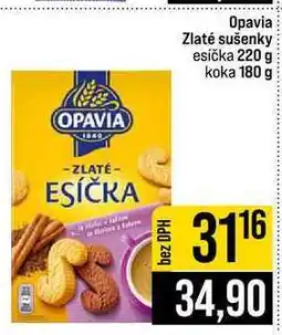 Jip Opavia Zlaté sušenky esíčka 220 g koka 180 g nabídka