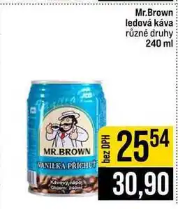 Jip Mr.Brown ledová káva různé druhy nabídka