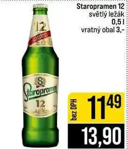 Jip Staropramen 12 světlý ležák nabídka