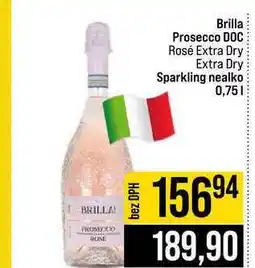 Jip Brilla Prosecco DOC Rosé Extra Dry Extra Dry Sparkling nealko nabídka