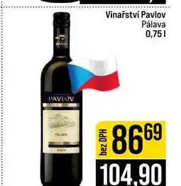 Jip Vinařství Pavlov Pálava nabídka