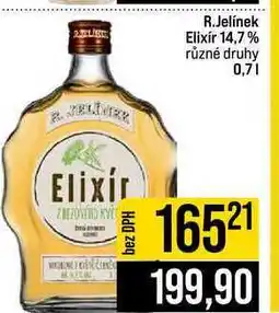 Jip R.Jelínek Elixír 14,7% různé druhy nabídka