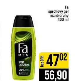 Jip Fa sprchový gel různé druhy nabídka