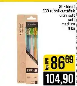 Jip SOFTdent ECO zubní kartáček ultra soft soft medium 3 ks nabídka