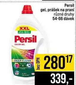 Jip Persil gel, prášek na praní různé druhy 54-66 dávek nabídka