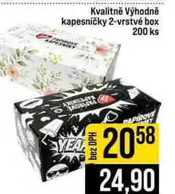 Jip Kvalitně Výhodně kapesníčky 2-vrstvé box 200 ks nabídka