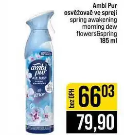 Jip Ambi Pur osvěžovač ve spreji spring awakening morning dew flowers&spring nabídka