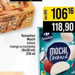 Jip Sensation Mochi Sensation kokos mango a mučenka 6x35 ml 210 ml nabídka