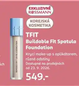 Rossmann TFIT Buildable Fit Spatula Foundation nabídka