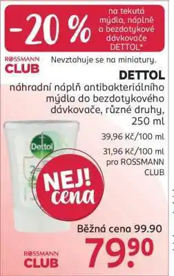 Rossmann Dettol nabídka
