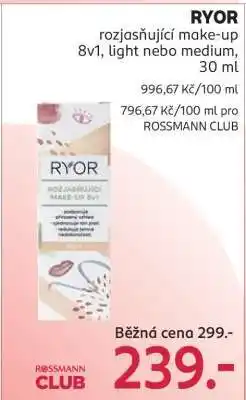 Rossmann Ryor nabídka