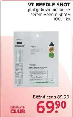 Rossmann VT REEDLE SHOT nabídka