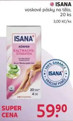 Rossmann ISANA voskové pásky na tělo, 20 ks nabídka