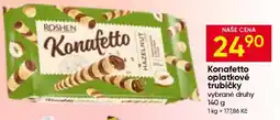Hruška Konafetto oplatkové trubičky nabídka