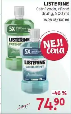 Rossmann Listerine nabídka
