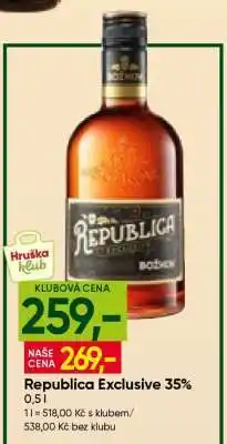 Hruška Republica Exclusive 35% nabídka