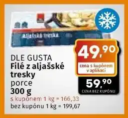 Coop DLE GUSTA FILÉ Z ALJAŠSKÉ TRESKY nabídka