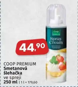 Coop COOP PREMIUM Smetanová šlehačka ve spreji nabídka