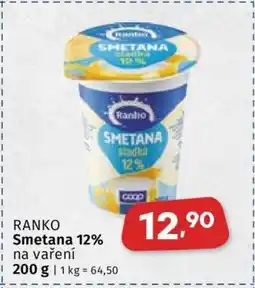 Coop RANKO SMETANA 12% nabídka