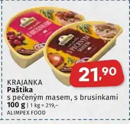 Coop Krajanka paštika nabídka