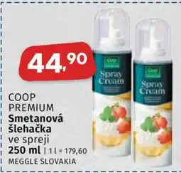 Coop COOP PREMIUM Smetanová šlehačka ve spreji nabídka