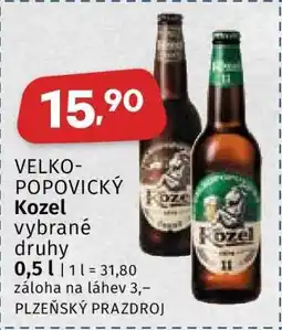 Coop Velkopopovický Kozel nabídka