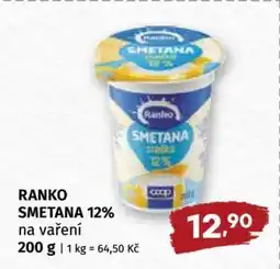 Coop RANKO SMETANA 12% nabídka