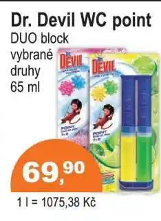 COOP DISKONT DR. DEVIL WC POINT nabídka