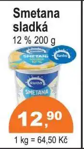 COOP DISKONT Smetana sladká nabídka