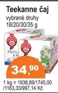 COOP DISKONT Teekanne čaj nabídka