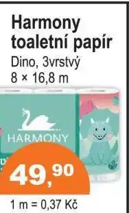 COOP DISKONT Harmony toaletní papír nabídka