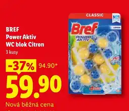 Lidl Bref Power Aktiv WC blok Citron nabídka