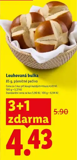 Lidl Louhovaná bulka nabídka