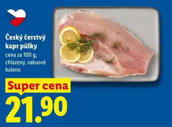 Lidl Český čerstvý kapr půlky nabídka