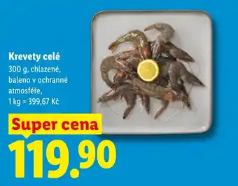 Krevety celé