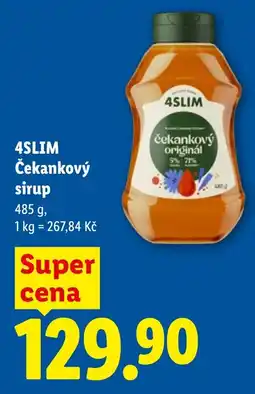 Lidl 4slim čekankový sirup nabídka